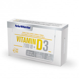 Vitamine D3+ 30 gélules végétales Perfect Nutrition