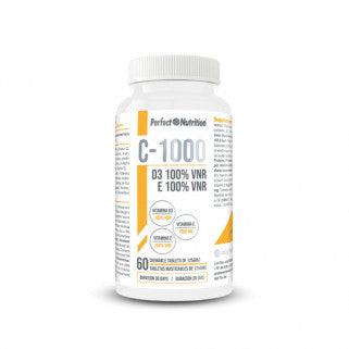 C-1000 + D3 + E 60 comprimés Perfect Nutrition