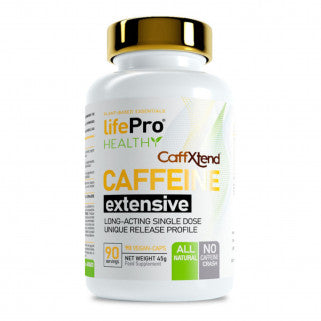 Caffeine Extensive 200 mg 90 gélules végétales Life Pro Nutrition