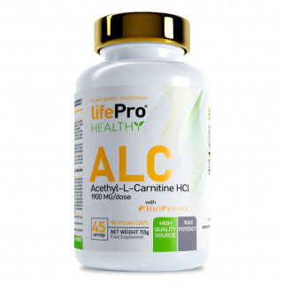 Essential ALC1000 Acétyl L-Carnitine 90 gélules Life Pro Nutrition
