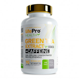 Green Tea Extract + EGCG + Caféine 90 gélules Life Pro Nutrition
