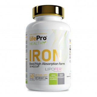 Iron 60 gélules Life Pro Nutrition