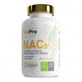 NAC 599 mg 90 gélules végétales Life Pro Nutrition
