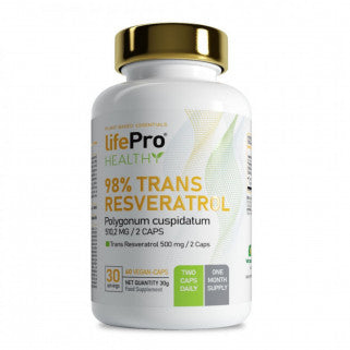 Trans Resveratrol 98% 60 gélules Life Pro Nutrition