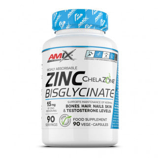 Zinc Bisglycinate 90 gélules végétales Amix