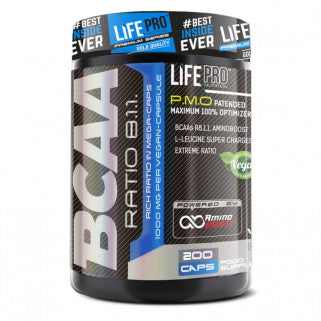 BCAA Pro 8:1:1 1000 mg 200 gélules Life Pro Nutrition
