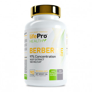 Berbérine 500 mg 90 gélules végétales Life Pro Nutrition