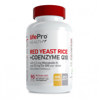 Levure de Riz Rouge + Coenzyme Q10 90 gélules Life Pro Nutrition